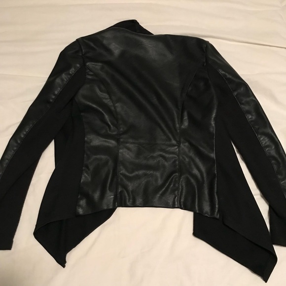 Blank NYC vegan leather sleeved jacket - Picture 4 of 8